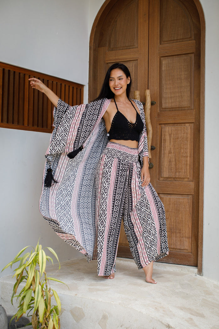 Sumatra Tassel Kimono | Shop Coco Rose Boutique Beach & Resort Wear
