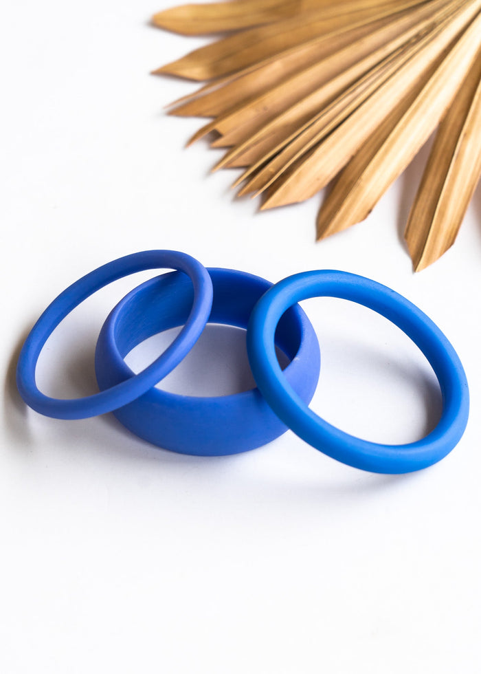 Neon Blue Resin Bangles | Shop Coco Rose Boutique Beach & Resort Wear