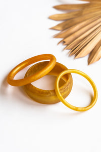 Gold Resin Bangles | Shop Coco Rose Boutique Beach & Resort Wear