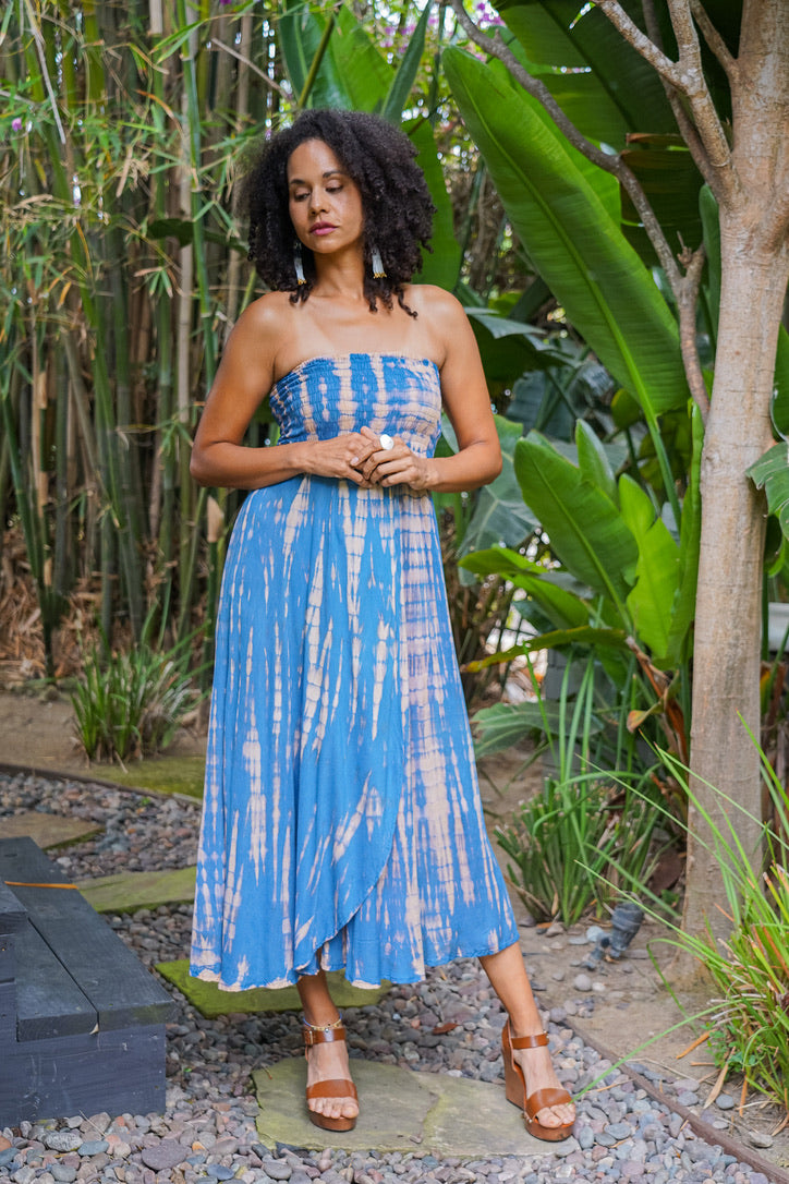 Tia Tube Dress One Size / Denim / Rayon