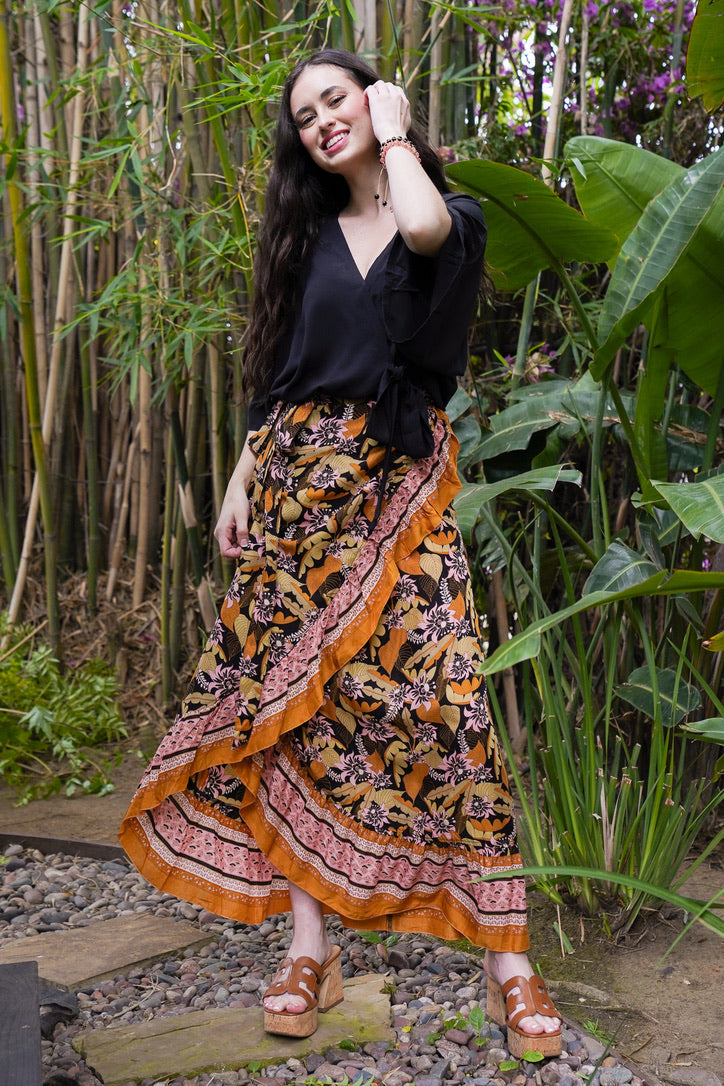 Flora Wrap Skirt – Coco Rose