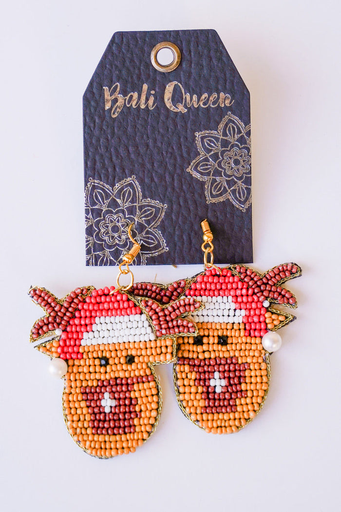 Holiday-licious Reindeer Earring | Shop Bali Queen