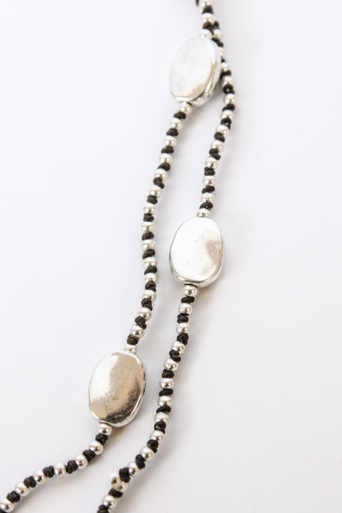 Hammered Oval Layering Alloy Necklace | Shop Bali Queen