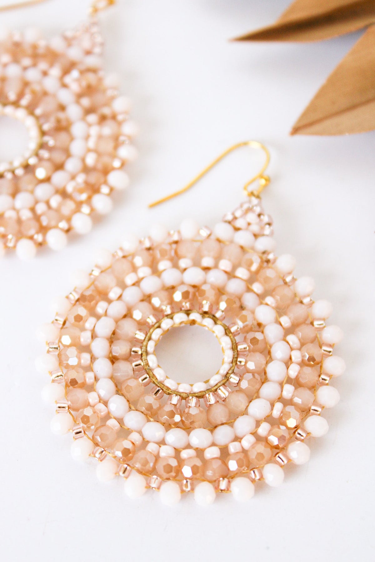 Thai Round Crystal Earrings | Shop Bali Queen