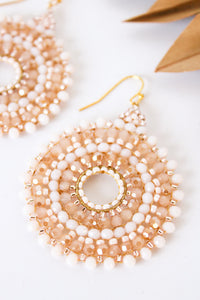 Thai Round Crystal Earrings | Shop Bali Queen
