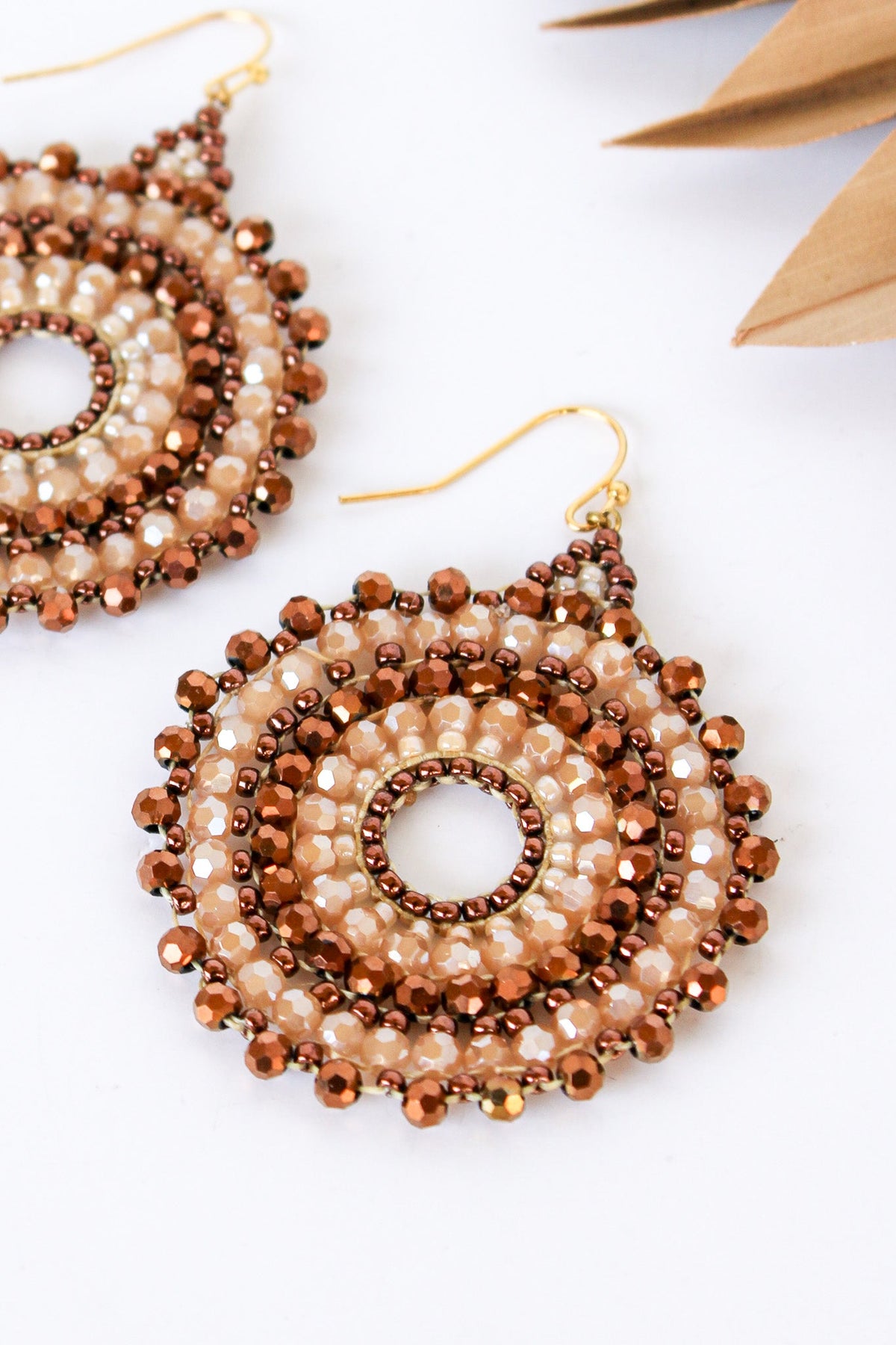 Thai Round Crystal Earrings | Shop Bali Queen