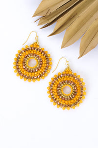 Thai Round Crystal Earrings | Shop Bali Queen