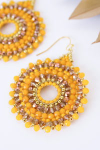 Thai Round Crystal Earrings | Shop Bali Queen