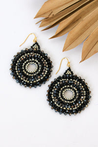 Thai Round Crystal Earrings | Shop Bali Queen