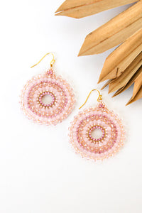 Thai Round Crystal Earrings | Shop Bali Queen