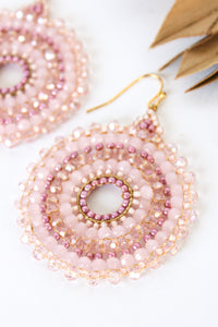 Thai Round Crystal Earrings | Shop Bali Queen
