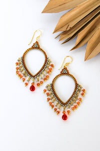 Thai Crystal Teardrop Chandelier Earrings | Shop Coco Rose Boutique Beach & Resort Wear