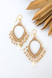 Thai Crystal Teardrop Chandelier Earrings | Shop Coco Rose Boutique Beach & Resort Wear