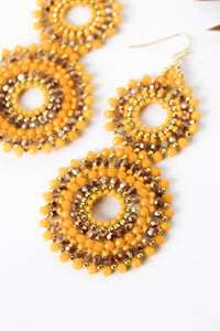 Thai Crystal Double Circle Earrings | Shop Bali Queen