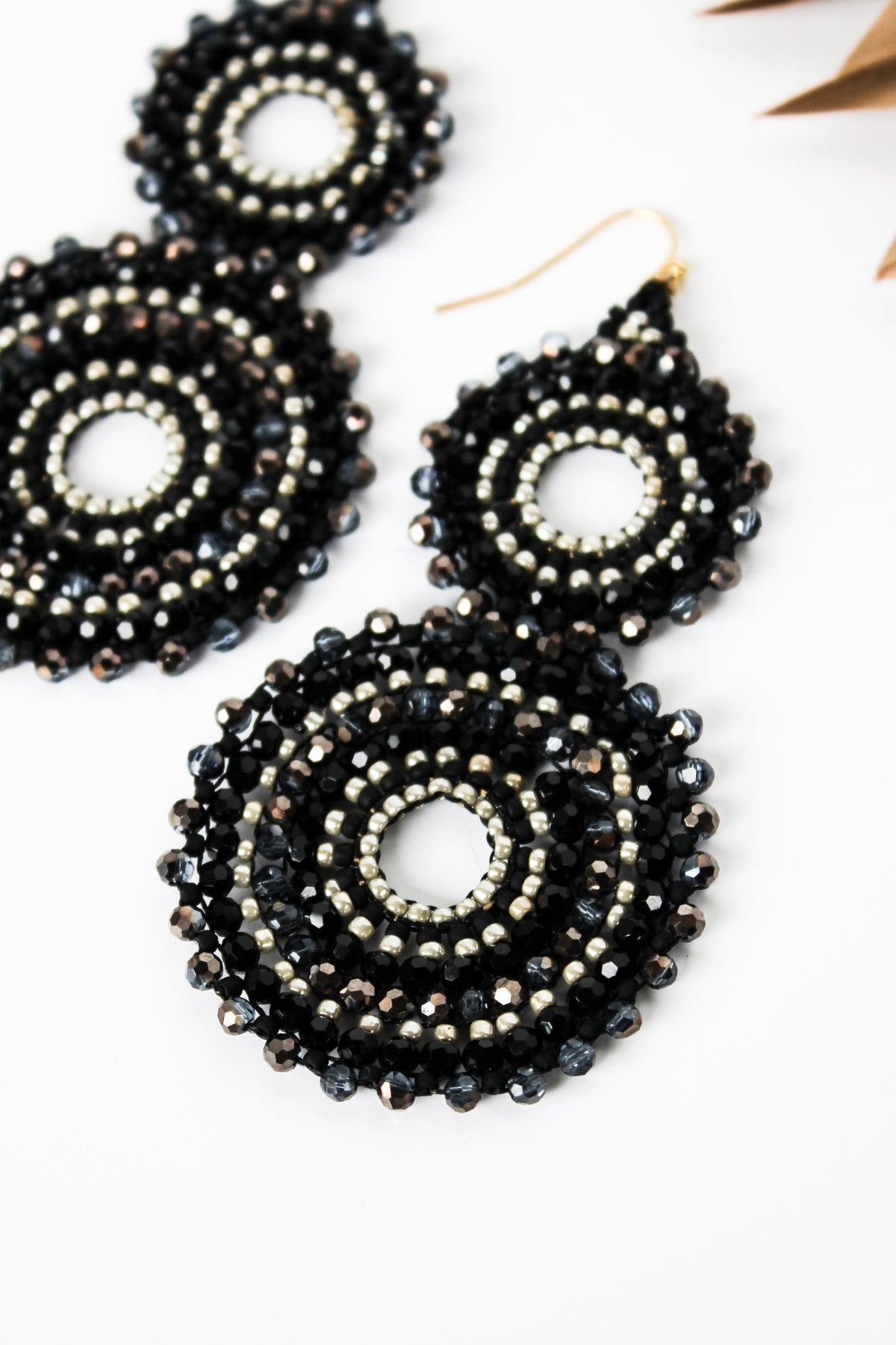 Thai Crystal Double Circle Earrings | Shop Bali Queen