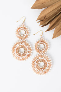 Thai Crystal Double Circle Earrings | Shop Bali Queen