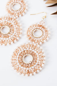 Thai Crystal Double Circle Earrings | Shop Bali Queen