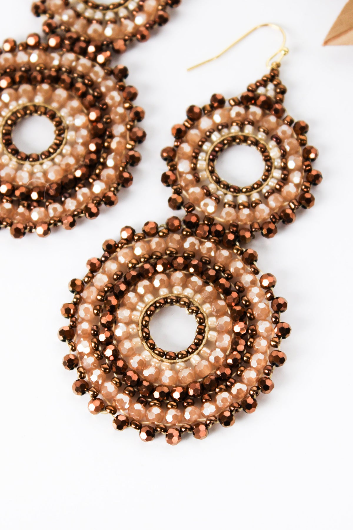 Thai Crystal Double Circle Earrings | Shop Bali Queen