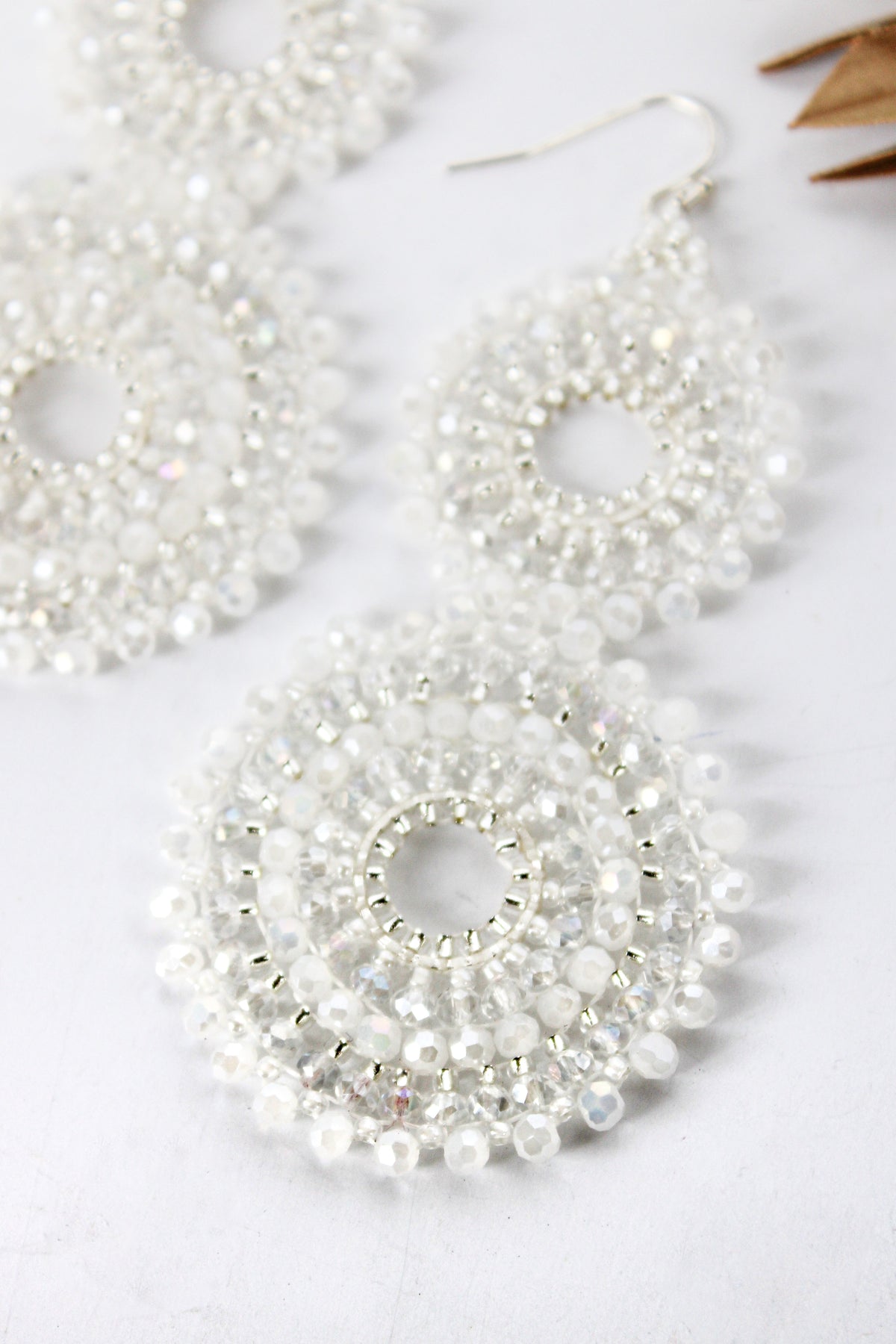 Thai Crystal Double Circle Earrings | Shop Bali Queen