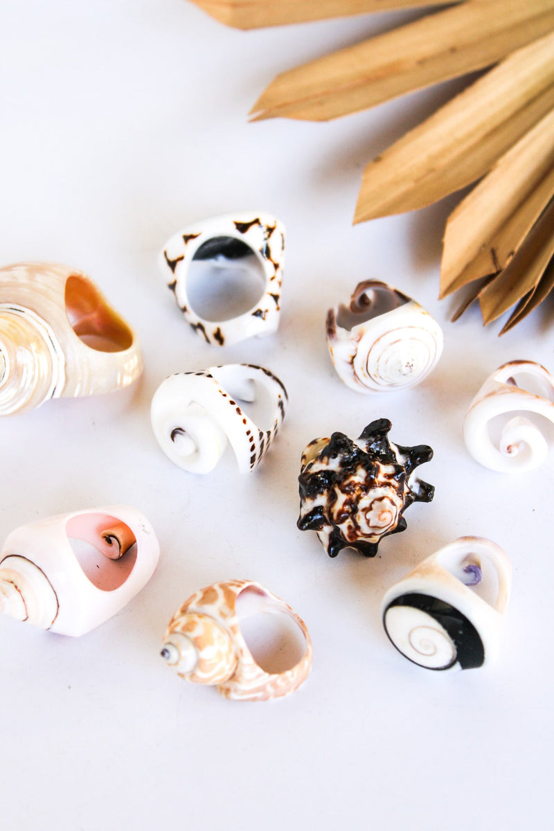 Bali Shell Rings | Shop Bali Queen