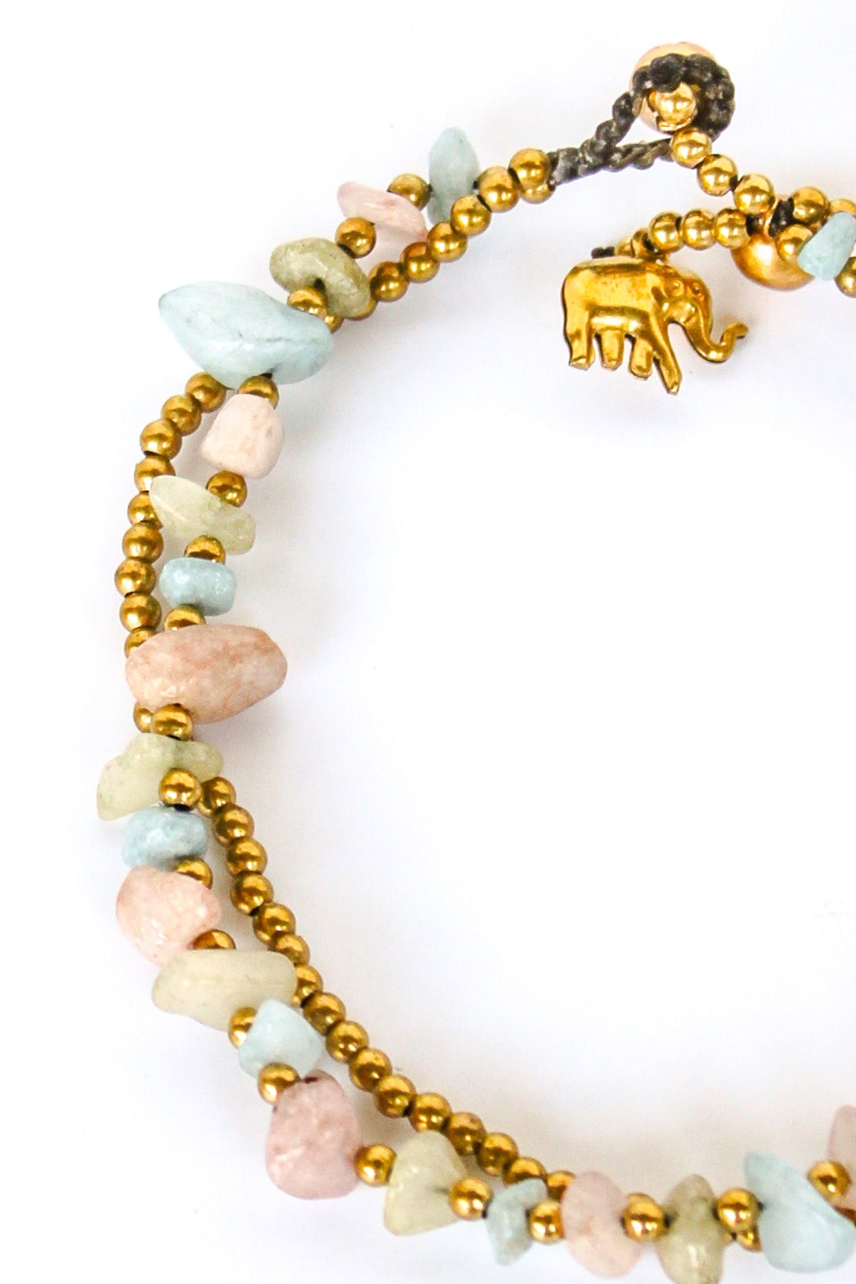 Pebble Beach Elephant Anklet | Shop Bali Queen