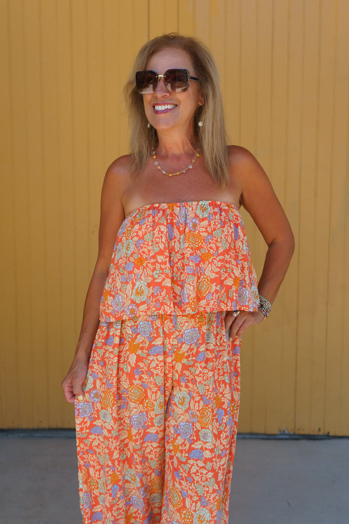 Rosalinda Tube Jumpsuit | Shop Coco Rose Boutique Beach & Resort Wear