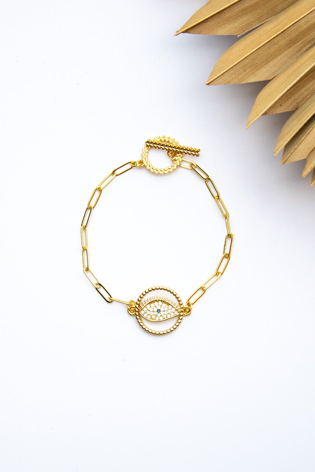 18K Link Eye for An Eye Bracelet | Shop Bali Queen