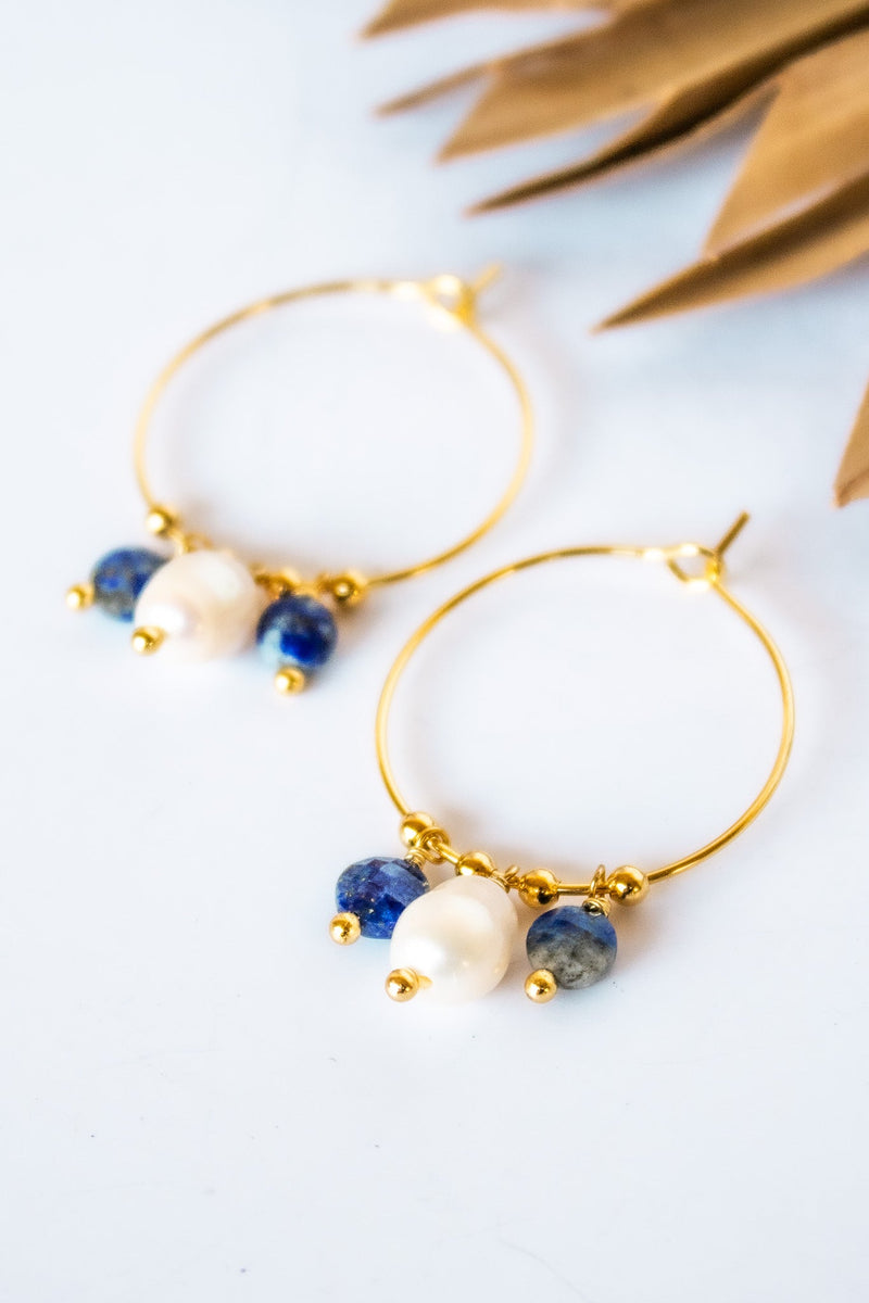 La Perla Horizon Hoop Earrings | Shop Bali Queen