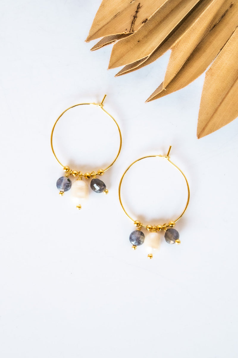 La Perla Horizon Hoop Earrings | Shop Bali Queen