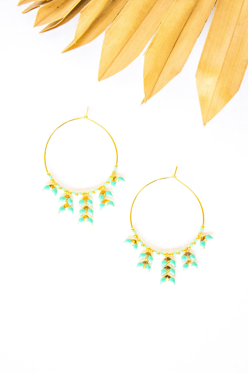 Lady Fern Hoop Earring | Shop Bali Queen