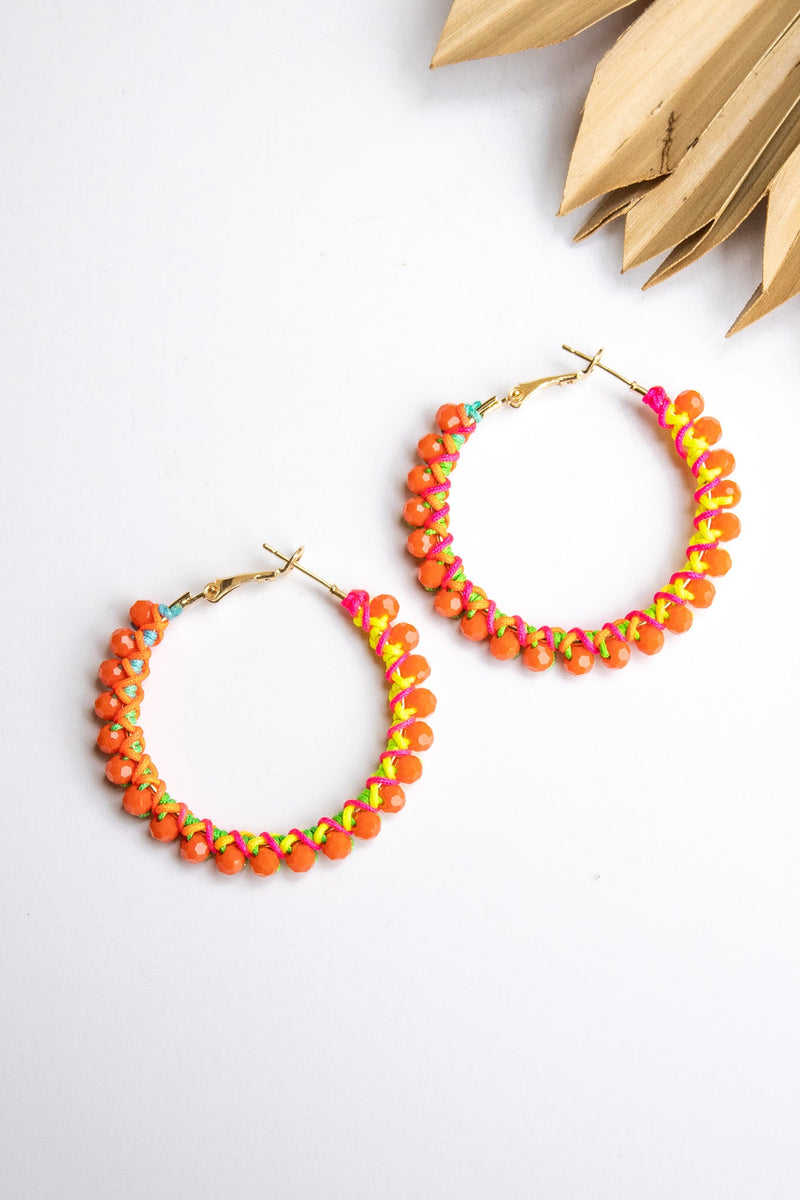 Madonna Braided Hoop Earrings | Shop Bali Queen