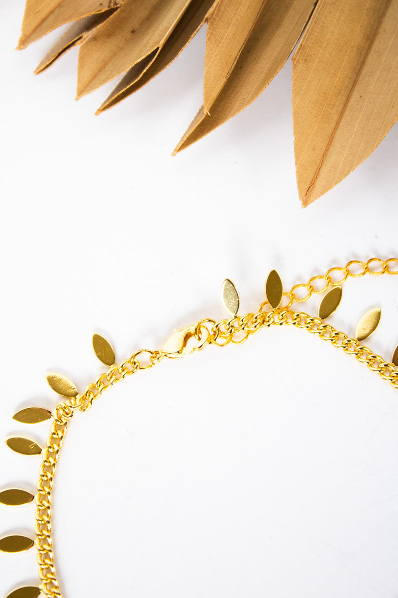 Gold Petals Anklet | Shop Bali Queen