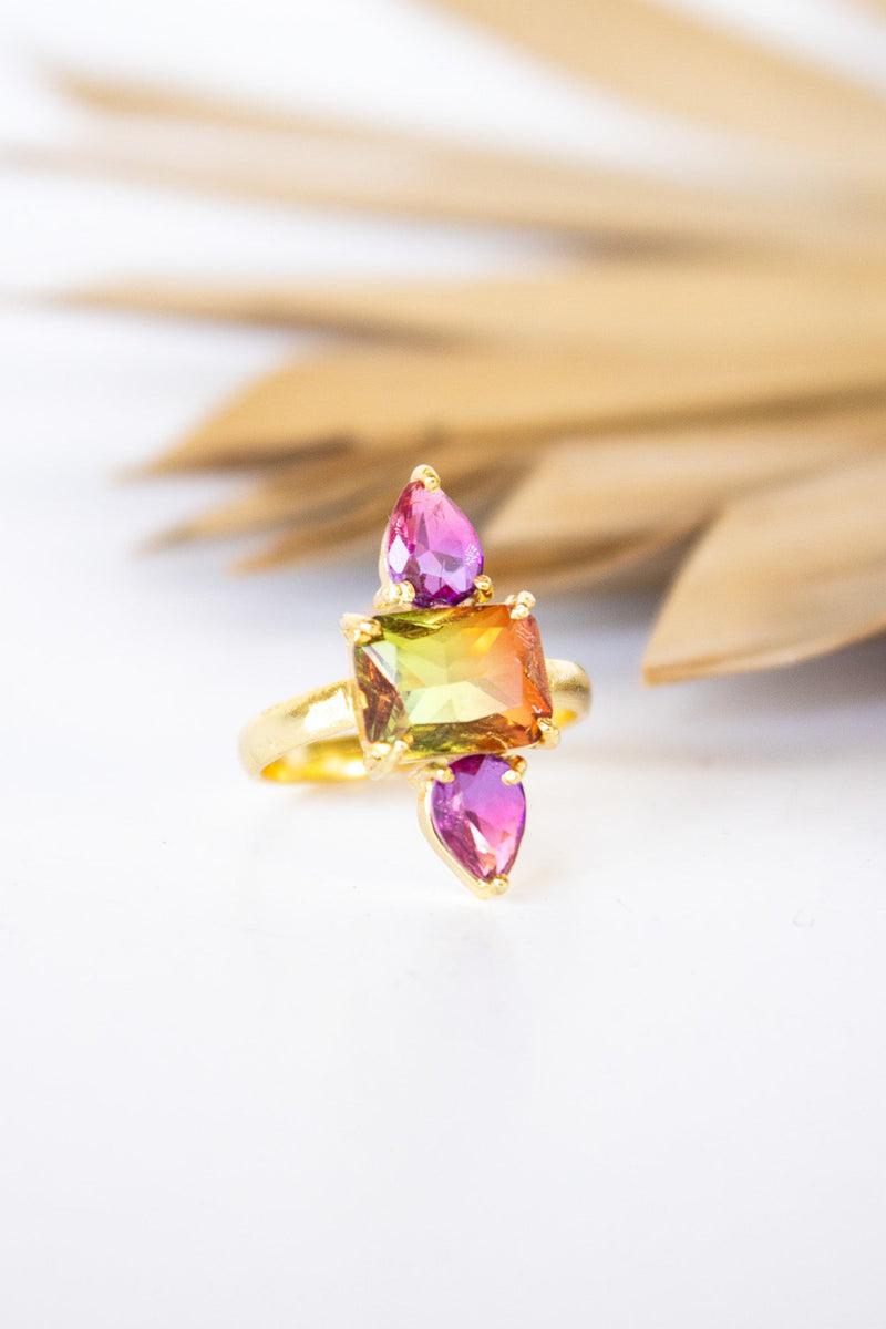 Dasha Pink Empress Ring | Shop Bali Queen