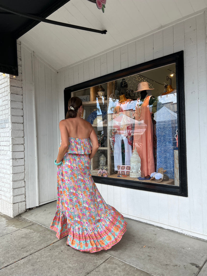 Wild Flower Tube Maxi | Shop Coco Rose Boutique Beach & Resort Wear