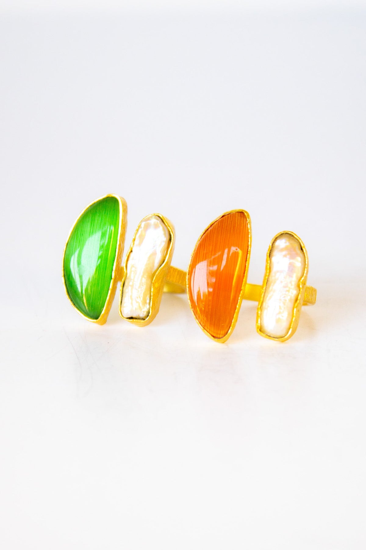 Dasha Pearl & Jade Ring | Shop Bali Queen