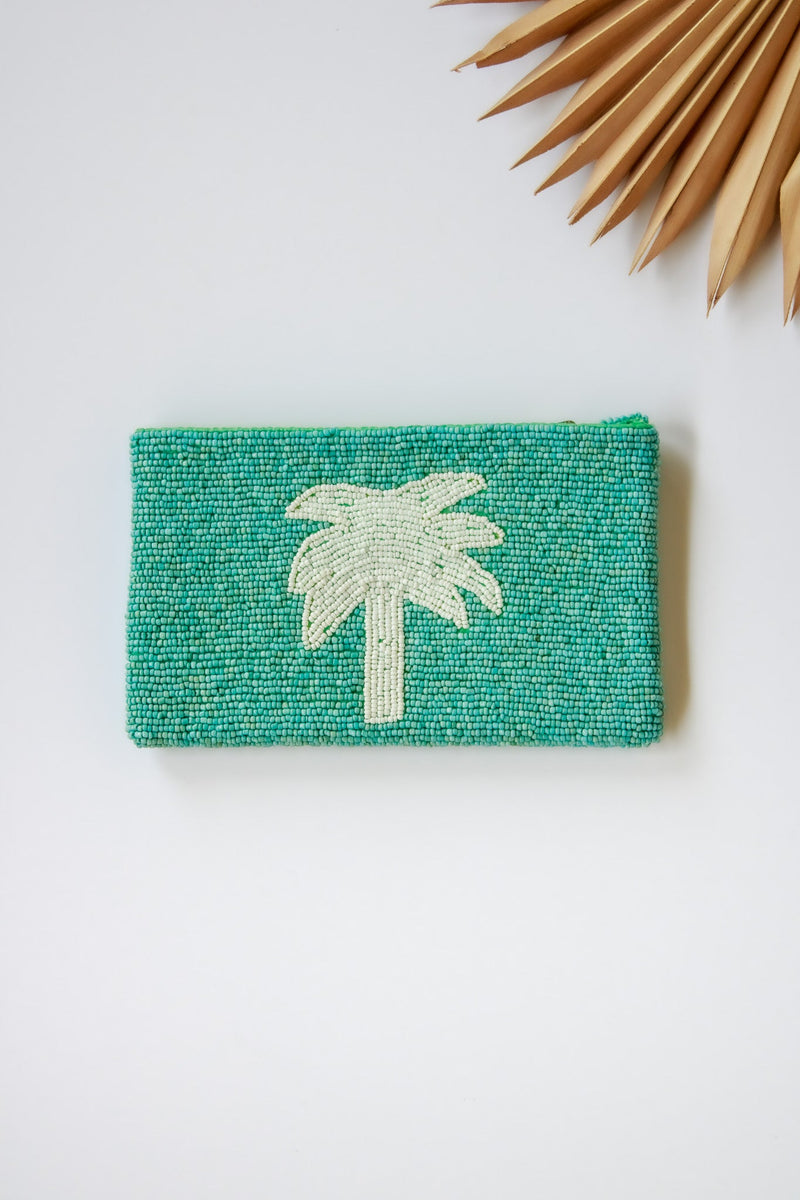 Palm Tree Beaded Clutch | Shop Bali Queen