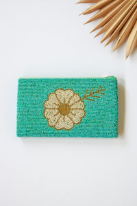 Beach Hibiscus Beaded Clutch | Shop Coco Rose Boutique Beach & Resort Wear