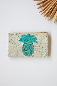 Pineapple Beaded Clutch | Shop Coco Rose Boutique Beach & Resort Wear