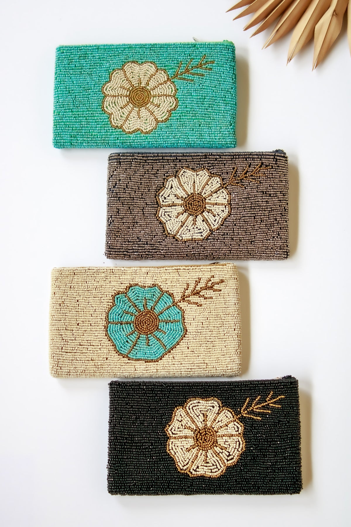 Beach Hibiscus Beaded Clutch | Shop Coco Rose Boutique Beach & Resort Wear