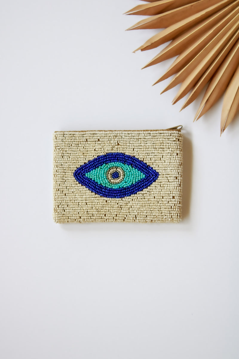 Evil Eye Beaded Coin Bag | Shop Coco Rose Boutique Beach & Resort Wear
