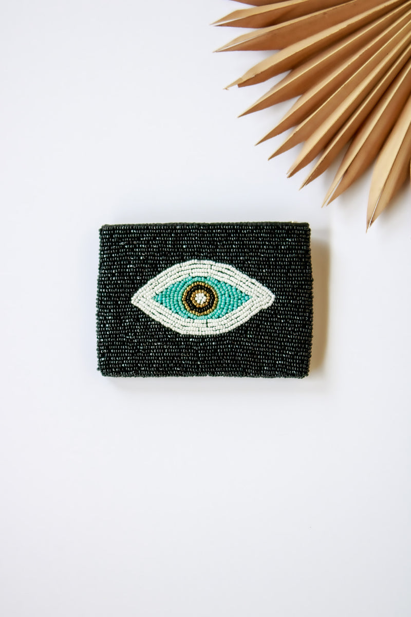 Evil Eye Beaded Coin Bag | Shop Coco Rose Boutique Beach & Resort Wear