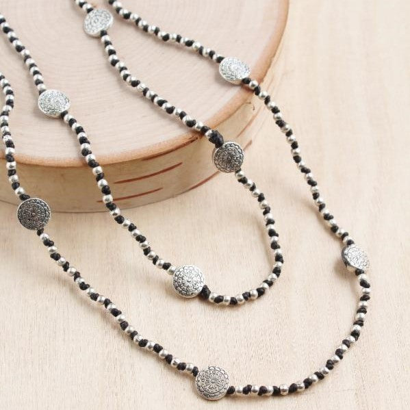 Medallion Layering Alloy Necklace | Shop Bali Queen