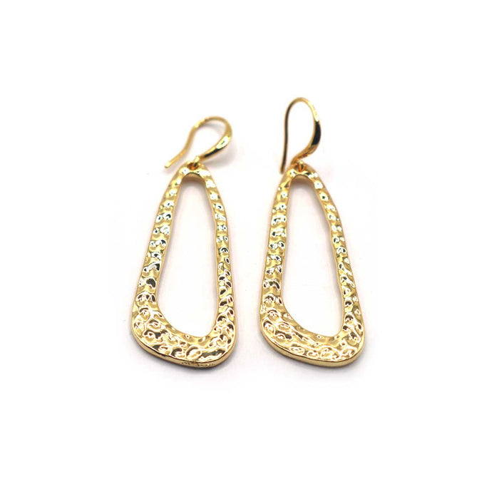Hammered Teardrop Earrings | Shop Bali Queen
