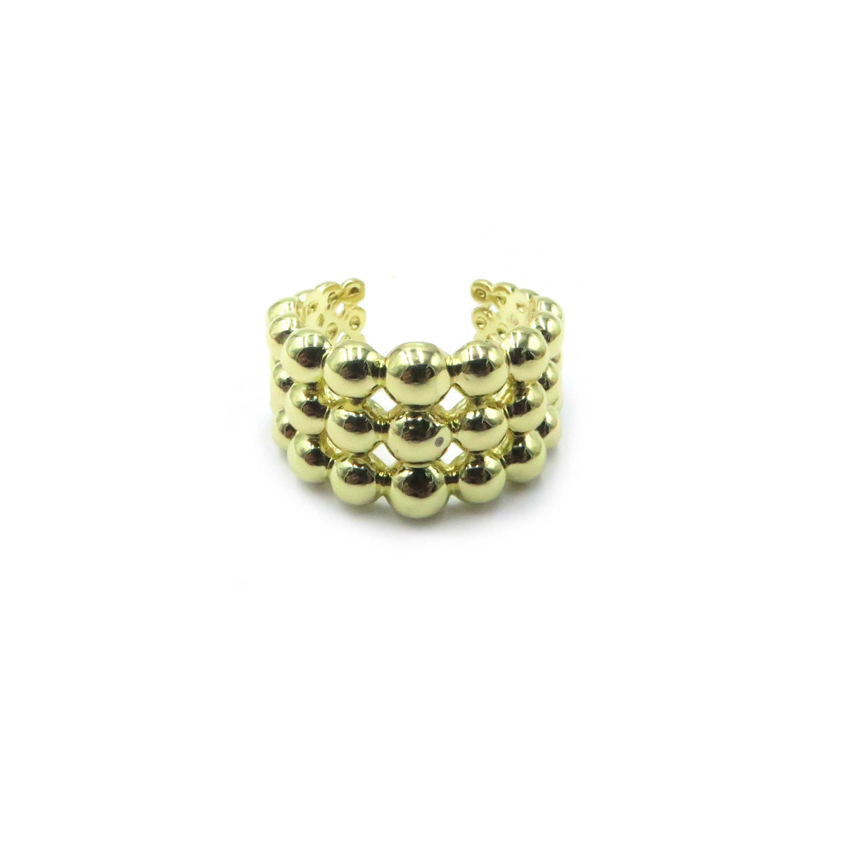 Golden Bubble Statement Ring | Shop Bali Queen