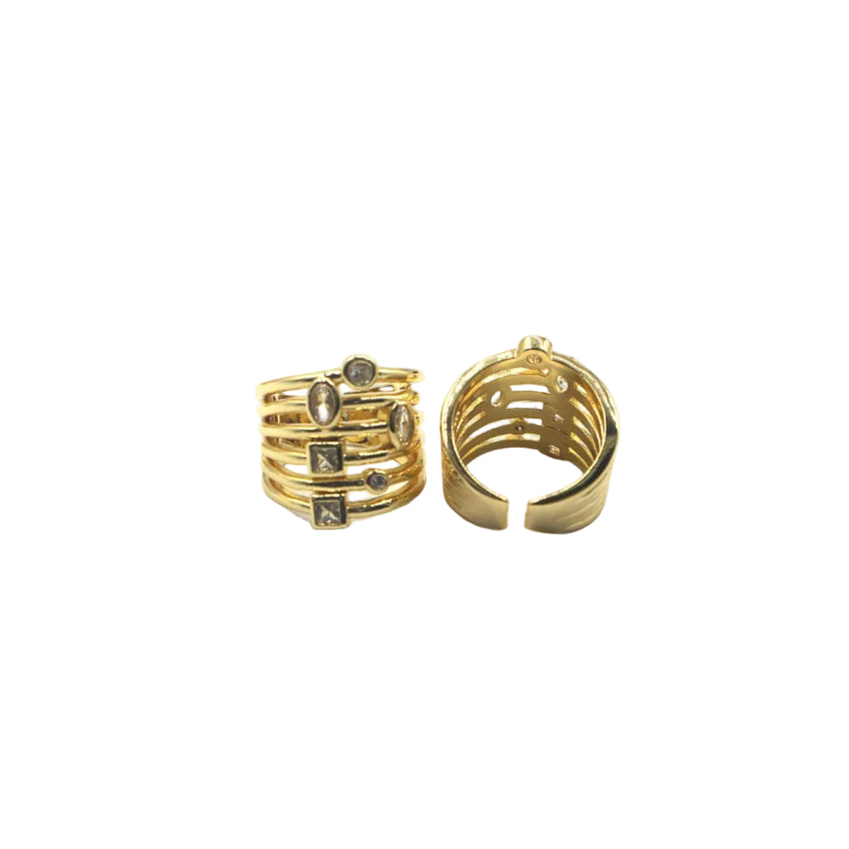 Celeste Stacked Stone Ring | Shop Bali Queen