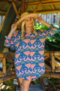 Cosmo Shirt Dress | Shop Bali Queen