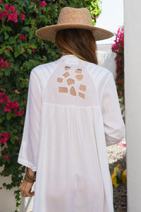Eyelet Shirt Dress | Shop Coco Rose Boutique Beach & Resort Wear