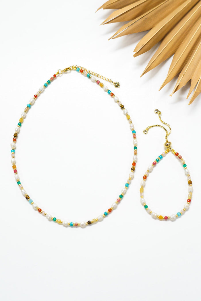 Island Confetti Pearl Necklace | Shop Bali Queen