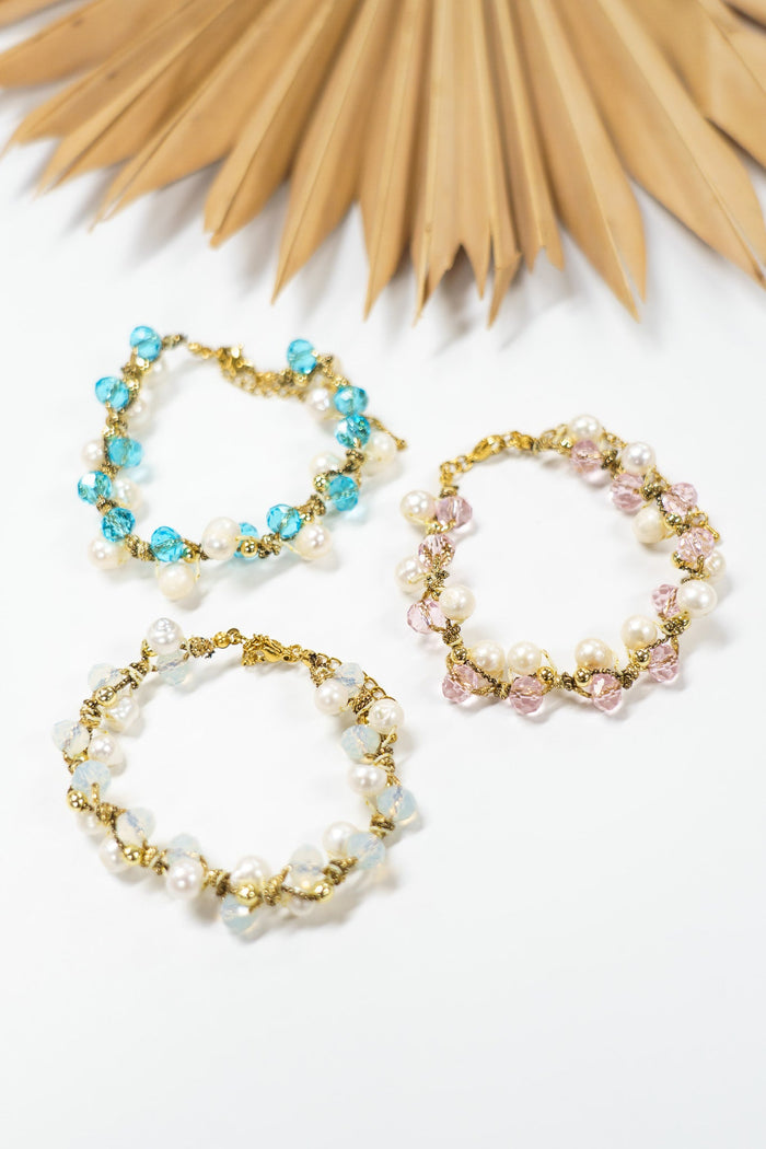 Crystal Lagoon Pearl Bracelet | Shop Bali Queen