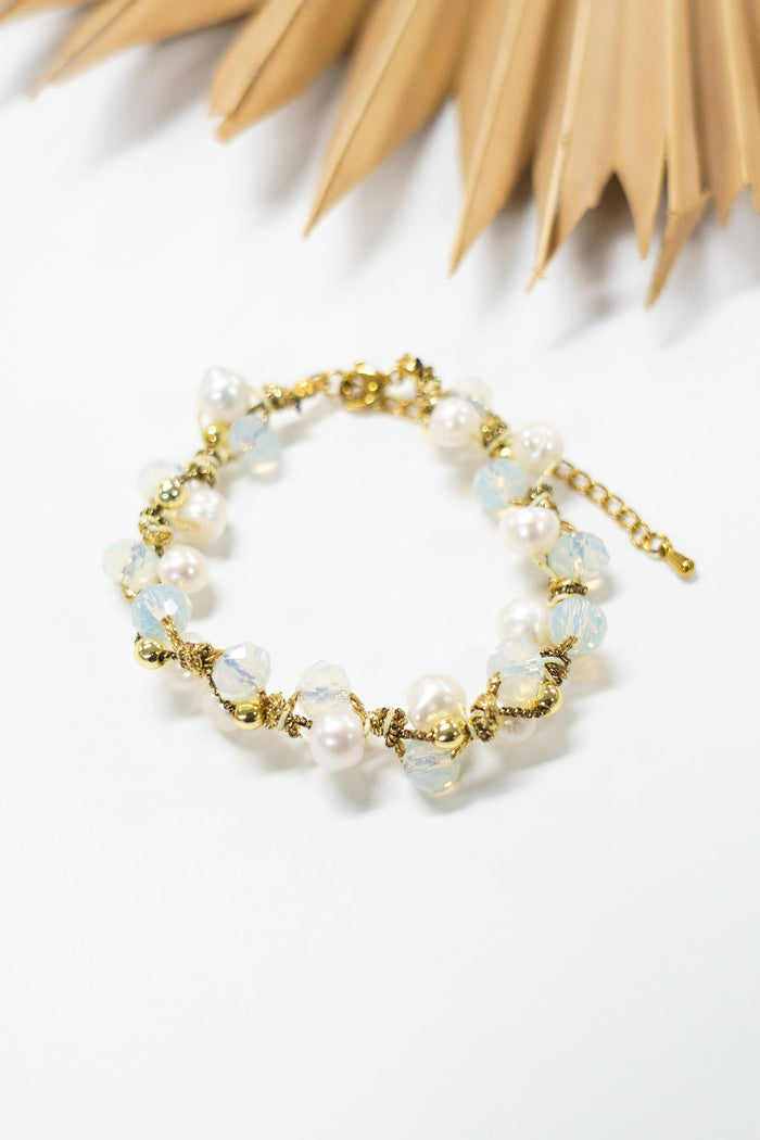 Crystal Lagoon Pearl Bracelet | Shop Bali Queen